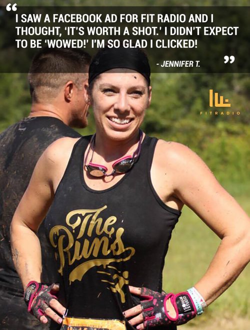 Fit Radio Success Story – Meet Jennifer T.