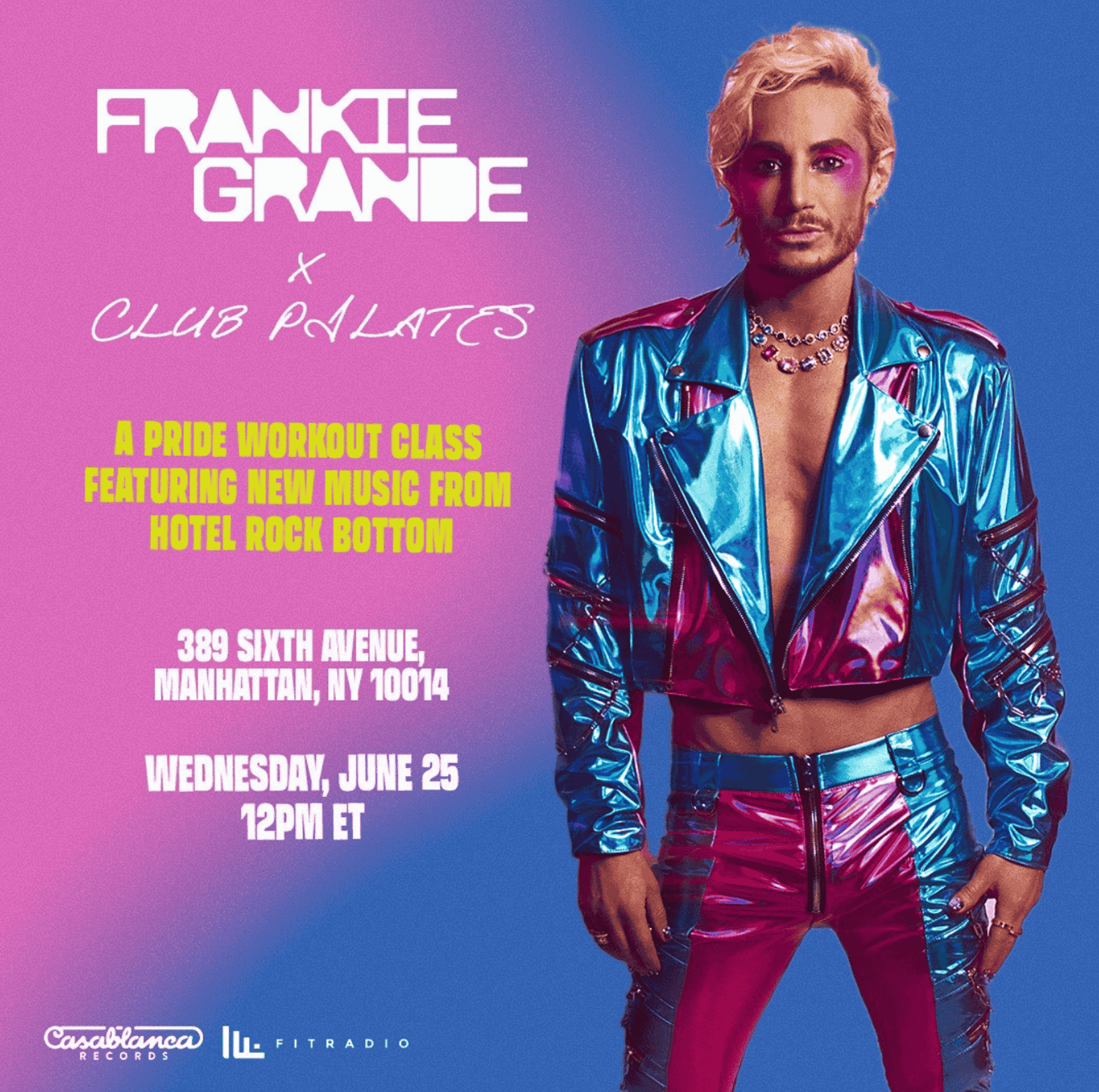 FITRADIO & Frankie Grande Bring Music, Movement, and Pride to Life